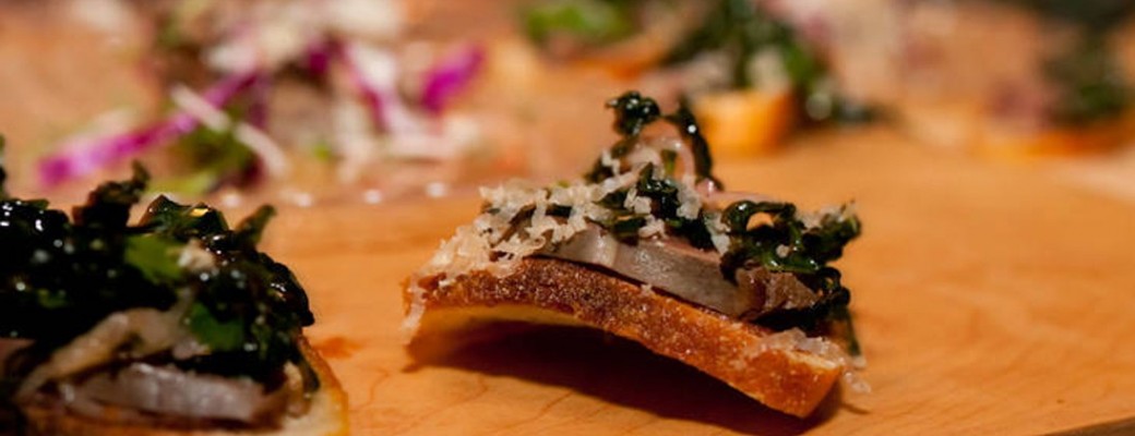 Goat Liver Crostini
